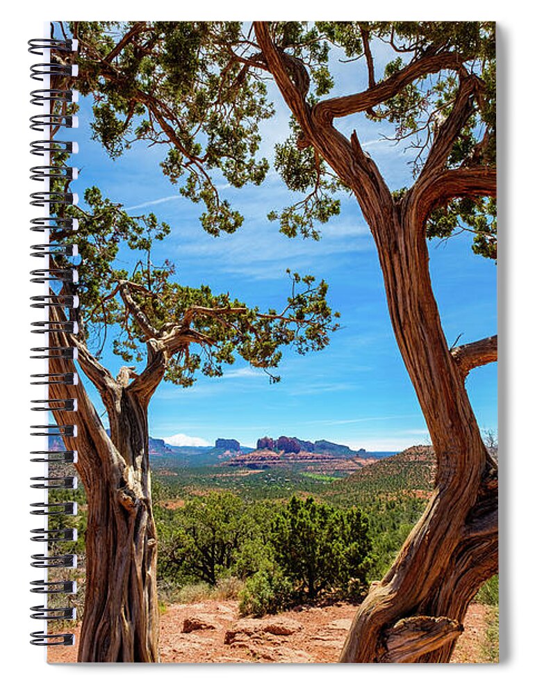 Arizona Spiral Notebook featuring the photograph Beautiful Sedona Juniper by Raul Rodriguez