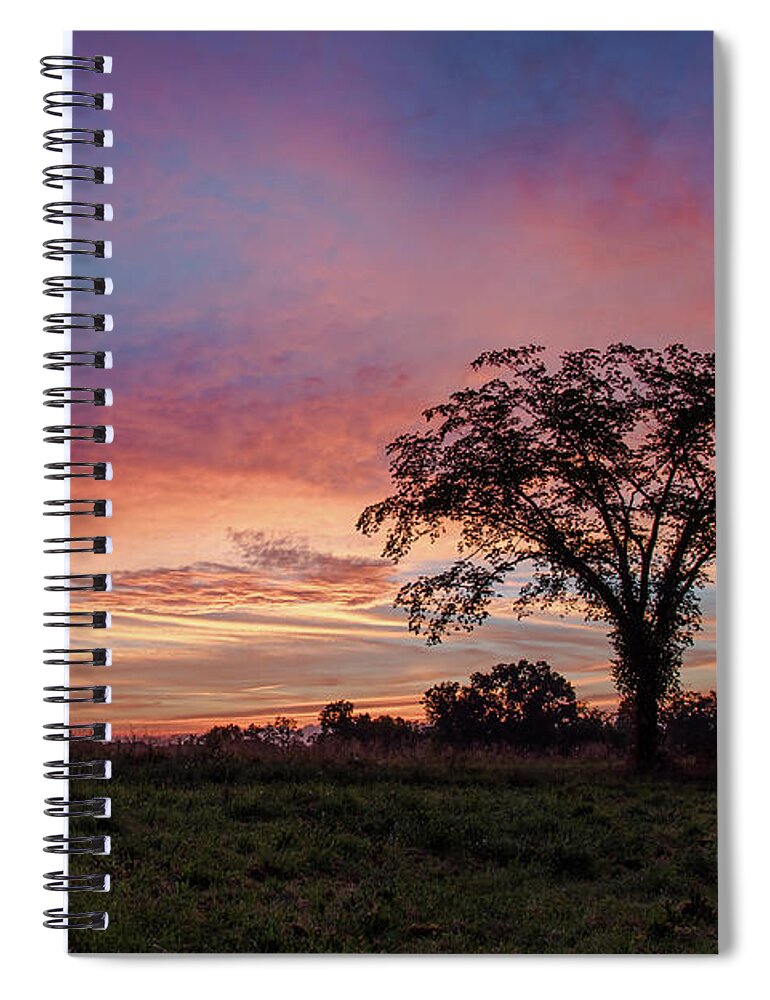 Sunset Spiral Notebook featuring the photograph Beauty After The Storm by Holden The Moment