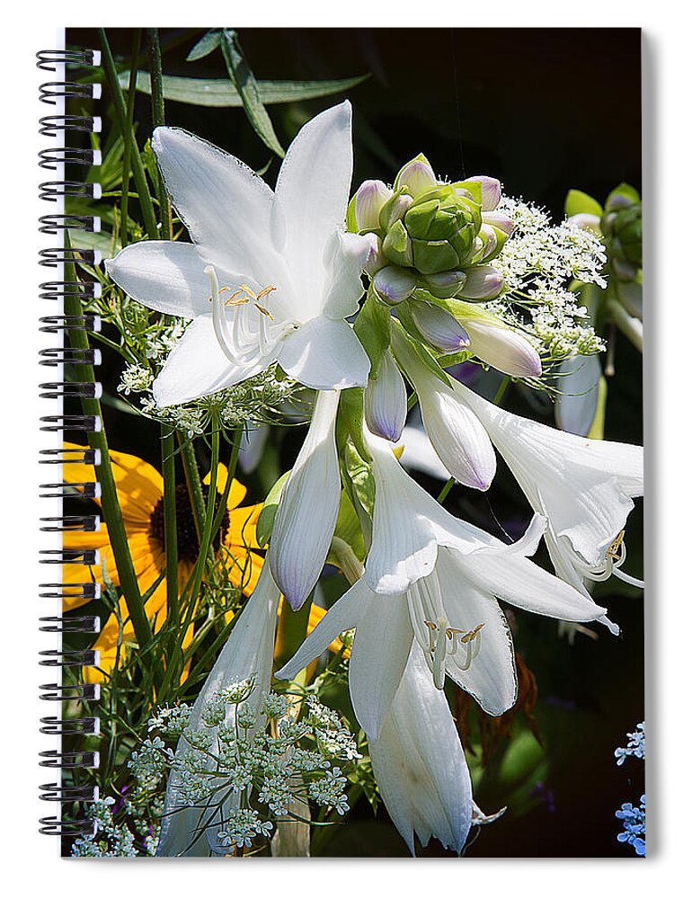 Flower Spiral Notebook featuring the photograph Beauty around us by Milena Ilieva