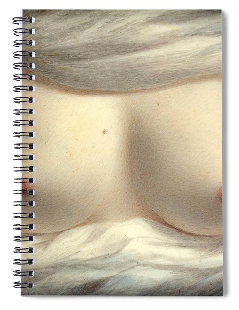 Sarah Goodridge Spiral Notebook featuring the drawing Beauty Revealed by Sarah Goodridge