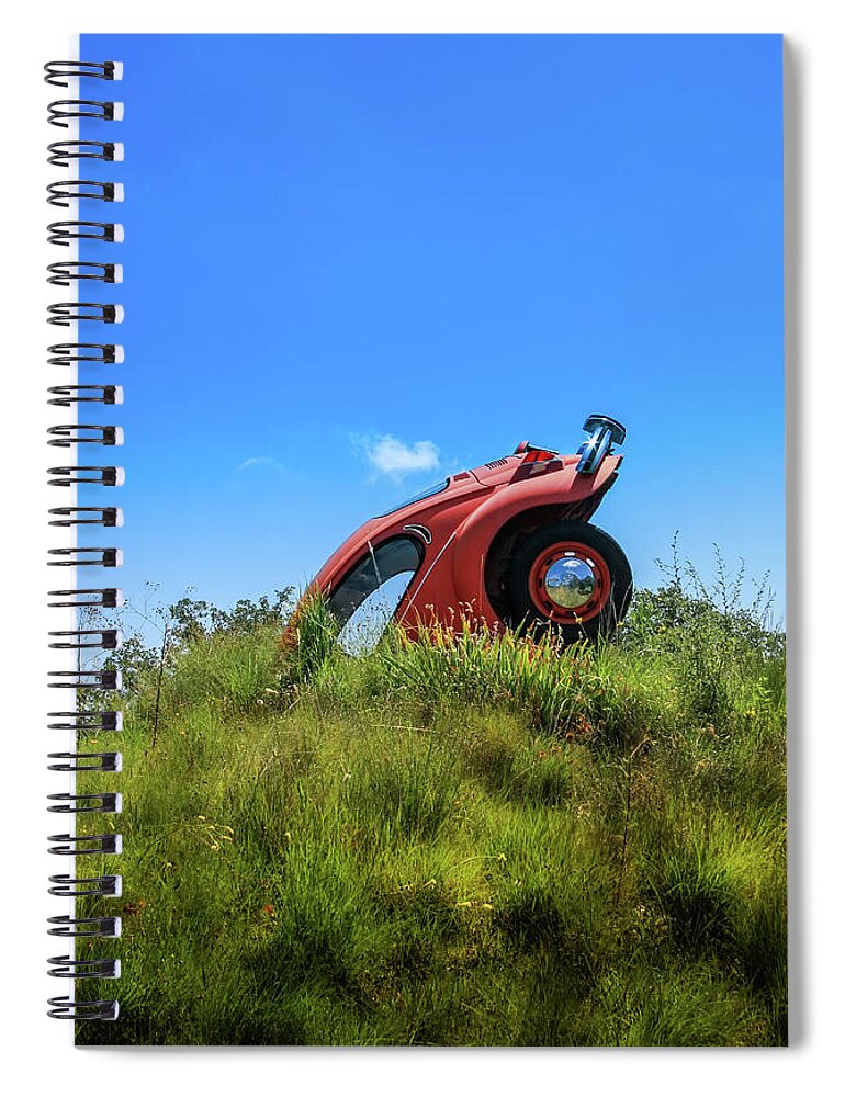 Volkswagen Spiral Notebook featuring the photograph Beetle Underground by Micah Offman