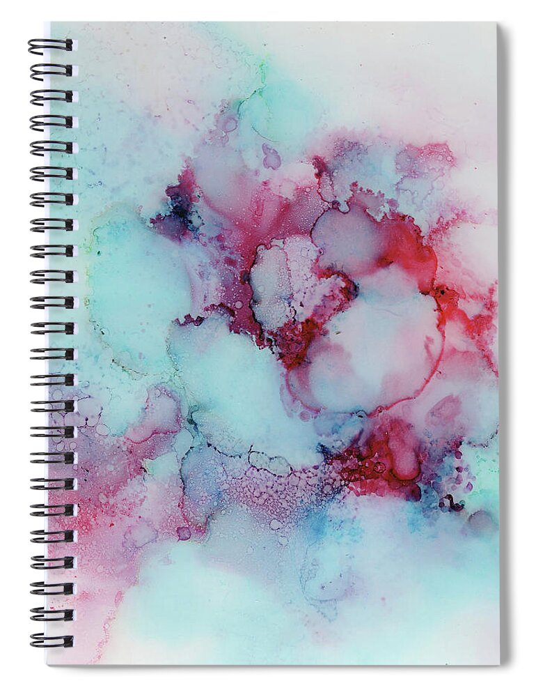 Ink Spiral Notebook featuring the painting Before My Time by Joanne Grant