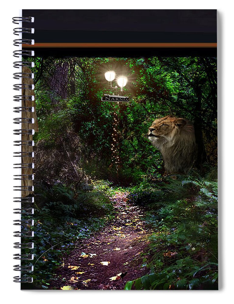 Trees Spiral Notebook featuring the digital art Before the Snow by John Christopher