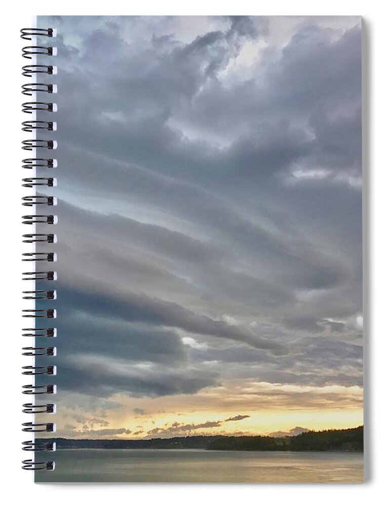 Photography Spiral Notebook featuring the photograph Before the Storm by Sean Griffin