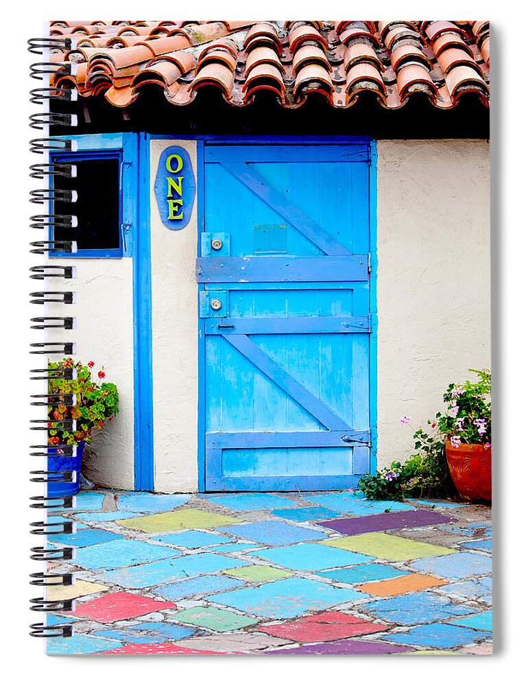 San Diego Spiral Notebook featuring the photograph Behind Door Number One by Art Block Collections