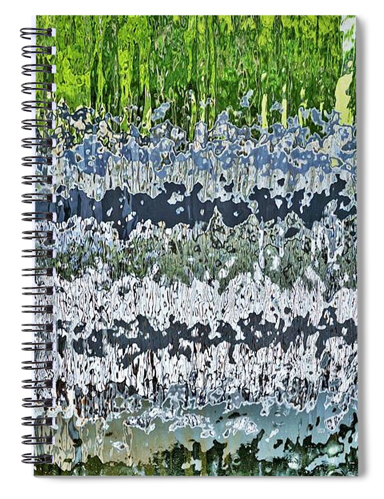 Waterfalls Spiral Notebook featuring the photograph Behind the Waterfall by Merle Grenz