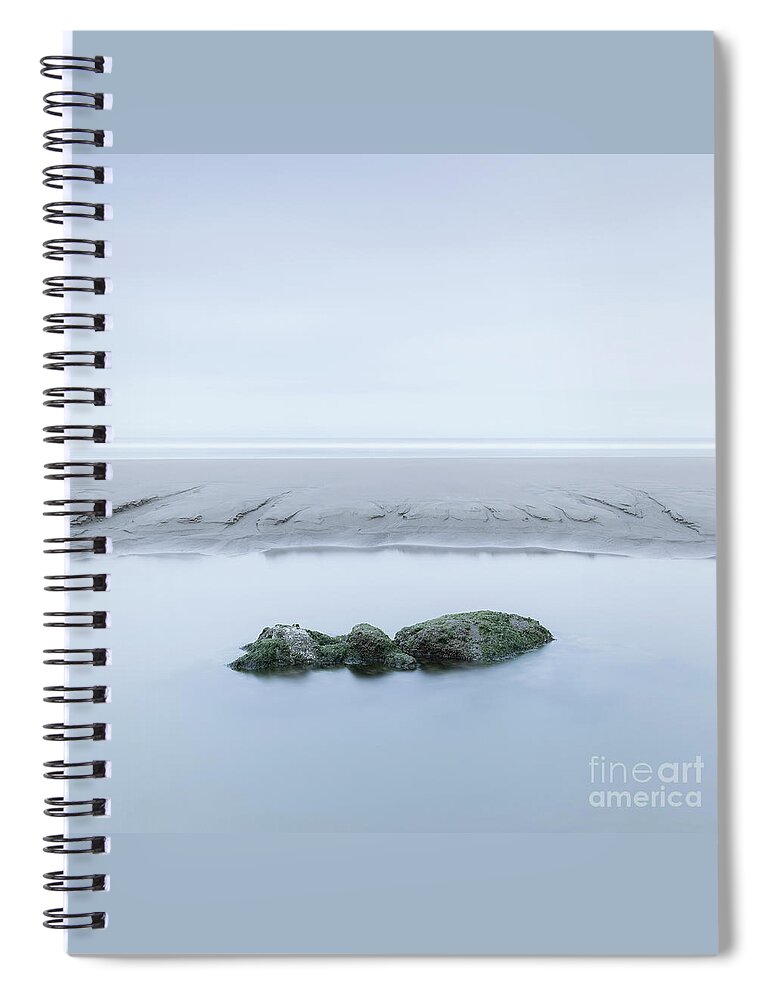 Being Spiral Notebook featuring the photograph Being Calm... by Masako Metz