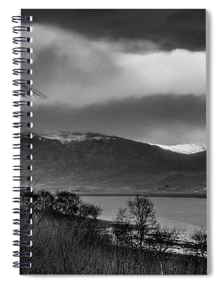 Scotland Spiral Notebook featuring the photograph Beinn na Cro and Loch Slapin, Isle of Skye by Peter OReilly