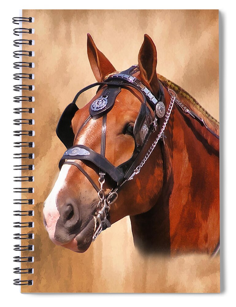 Belgian Spiral Notebook featuring the photograph Belgian Beauty by Carol Randall