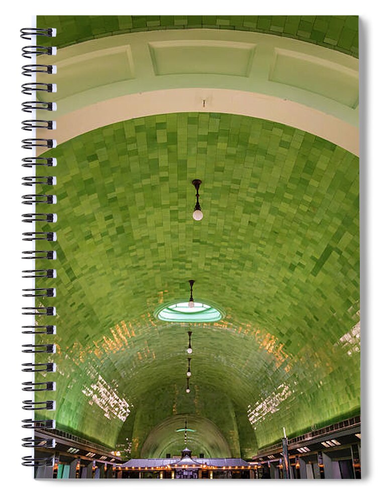 Aquarium Spiral Notebook featuring the photograph Belle Isle Aquarium by Steve L'Italien