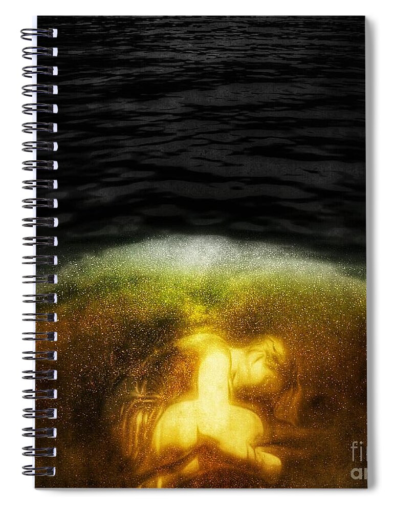  Spiral Notebook featuring the photograph Beneath Your Dignity by Jessica S