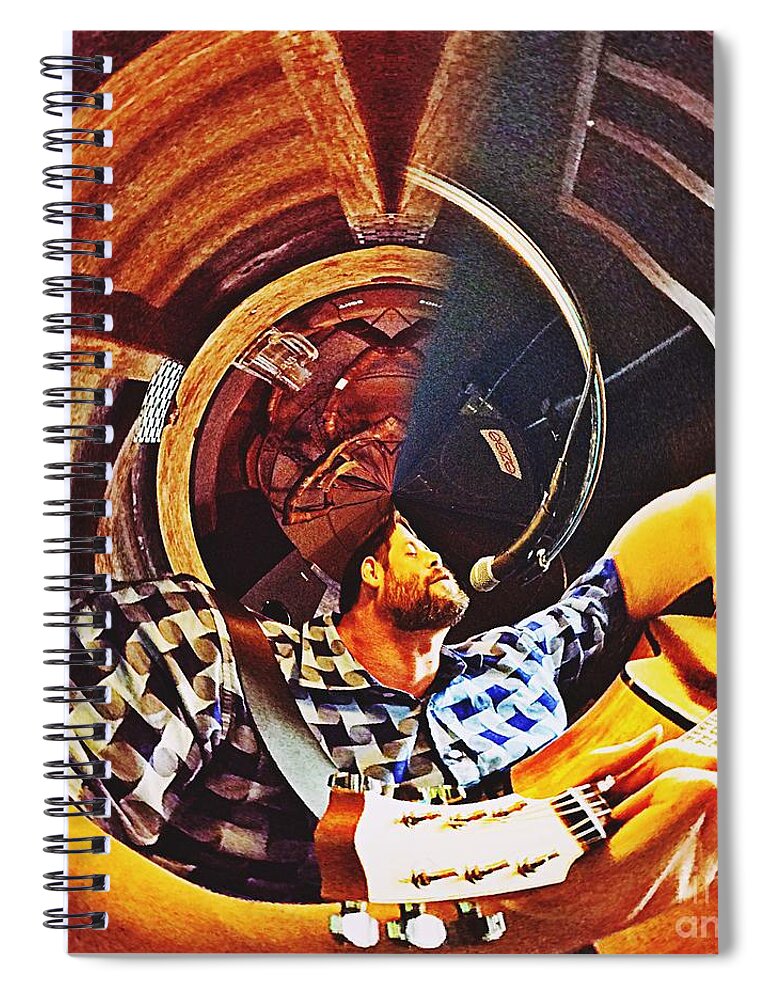 Bent Out Of Shape Spiral Notebook featuring the photograph Bent out of shape by Blair Stuart