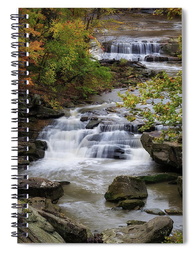 Berea Falls Spiral Notebook featuring the photograph Berea Falls by Dale Kincaid