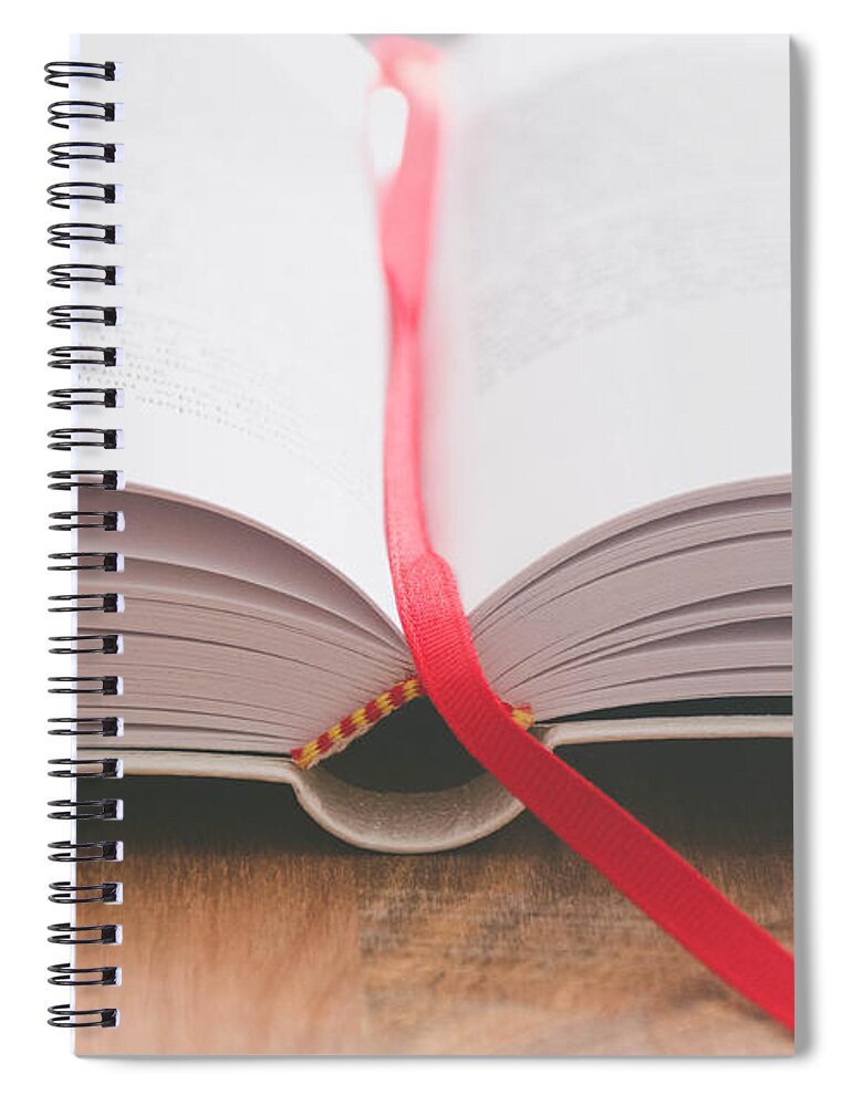 Bible Spiral Notebook featuring the photograph Bible by Andrea Anderegg