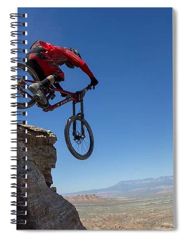 Bicycle Spiral Notebook featuring the photograph Bicycle by Mariel Mcmeeking