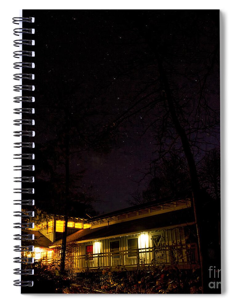 Hike Inn Spiral Notebook featuring the photograph Big Dipper over Hike Inn by Barbara Bowen