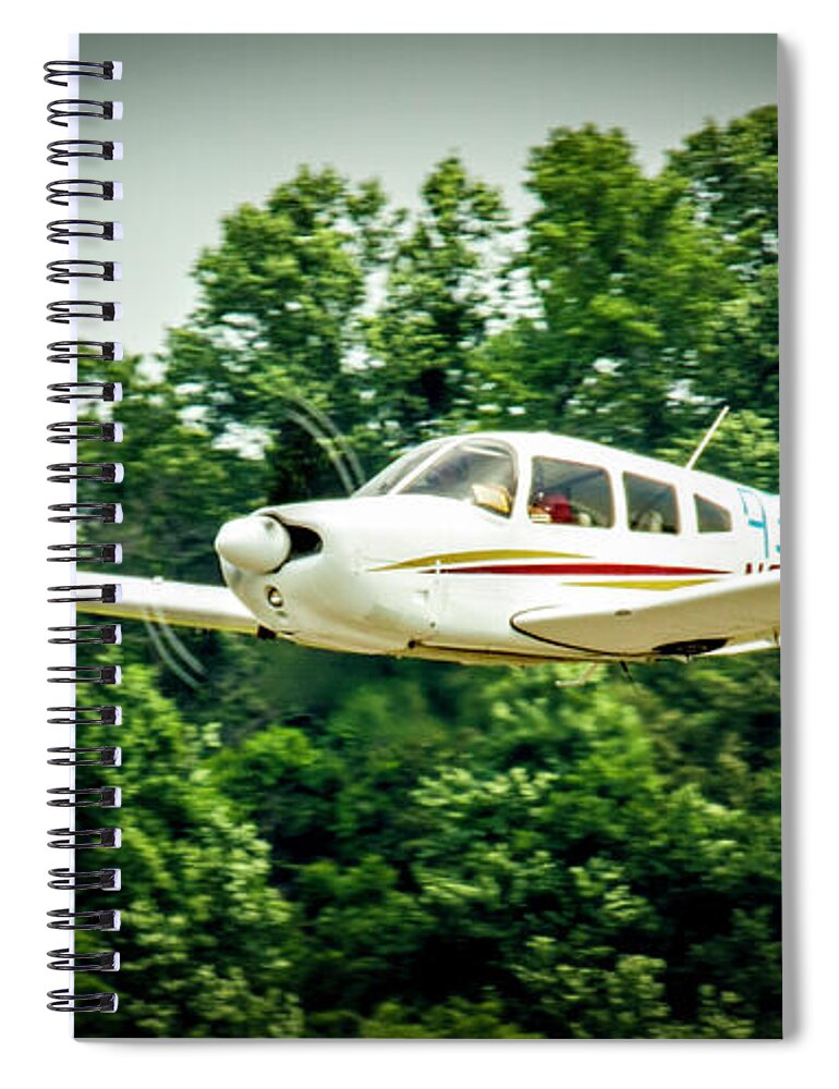 Big Muddy Air Race Spiral Notebook featuring the photograph Big Muddy Air Race number 93 by Jeff Kurtz