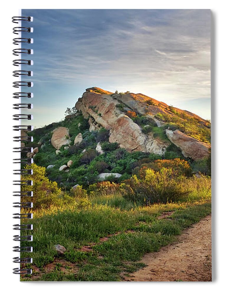 Big Rock Spiral Notebook featuring the photograph Big Rock by Endre Balogh