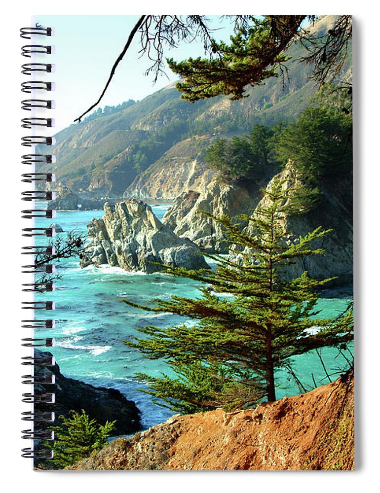 Nature Spiral Notebook featuring the photograph Big Sur Vista by Charlene Mitchell