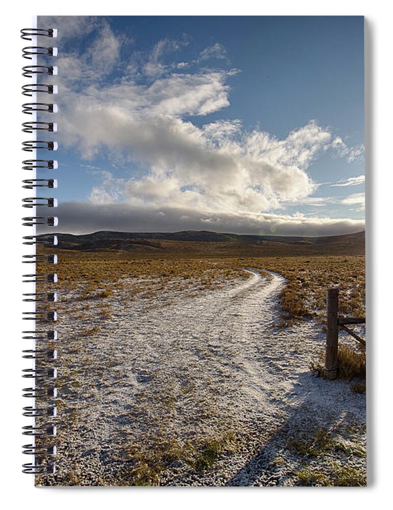 Birch Creek Valley Spiral Notebook featuring the photograph Birch Creek Valley Sun by Idaho Scenic Images Linda Lantzy