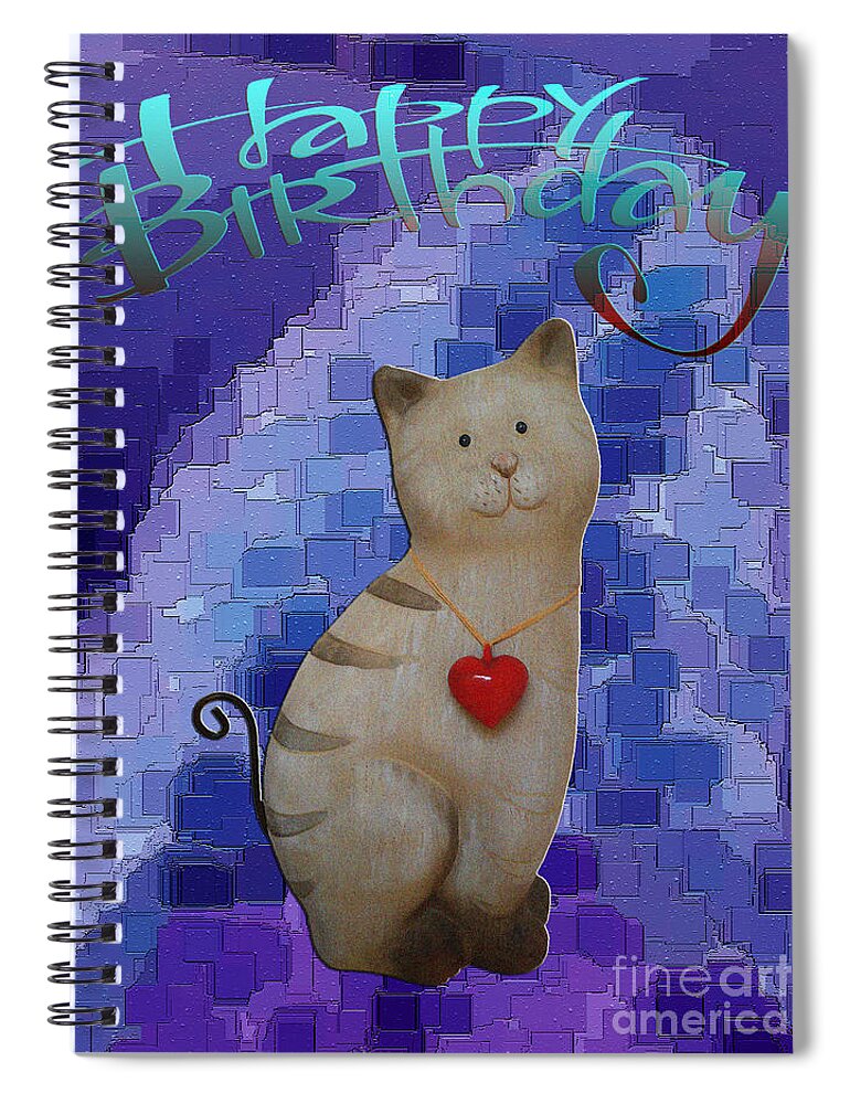 Birthday Greetings Spiral Notebook featuring the photograph Birthday Greetings by Jasna Dragun