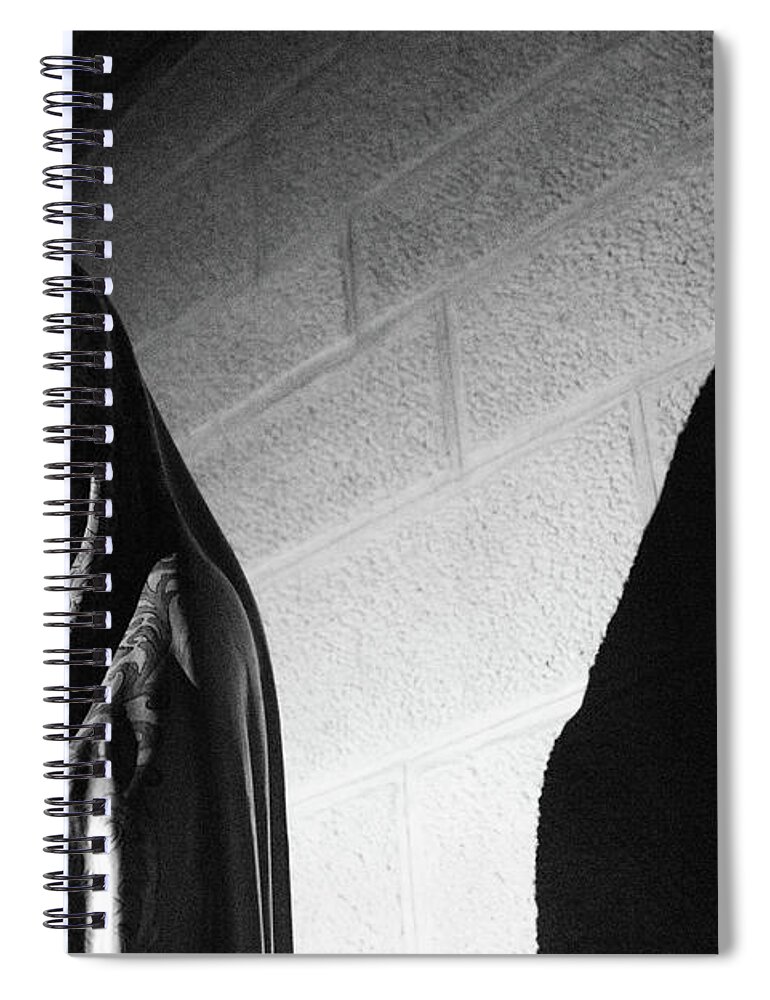 Statue Spiral Notebook featuring the photograph Blessed Virgin of Fiesole Italy by Matthew Wolf