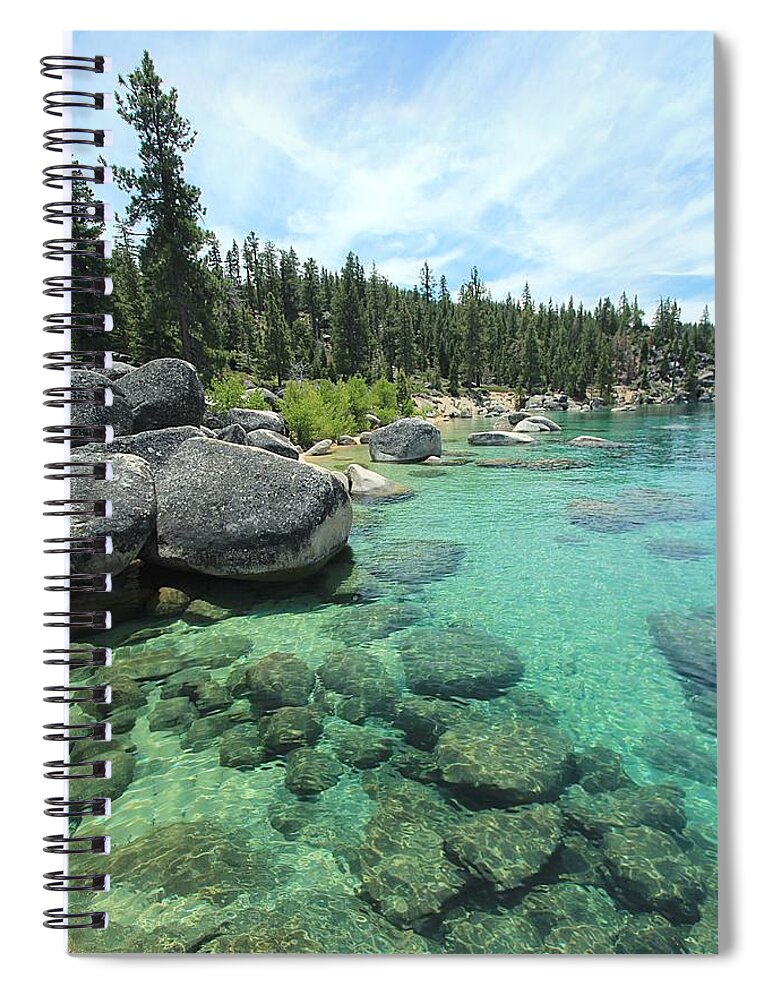 Lake Tahoe Spiral Notebook featuring the photograph Bliss Abyss by Sean Sarsfield