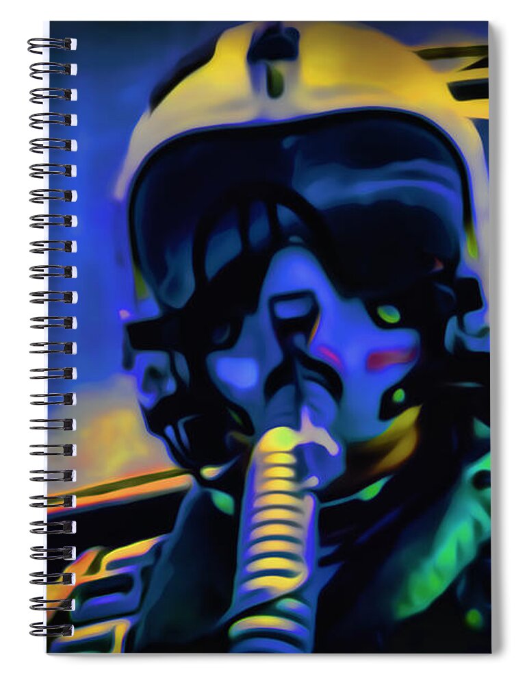 Meridian Spiral Notebook featuring the photograph Bliss by Pablo Avanzini