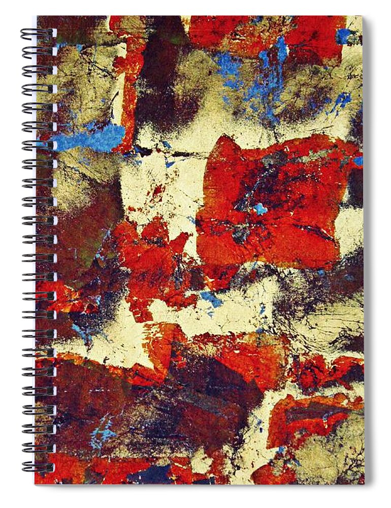 Wall Spiral Notebook featuring the photograph Blood in the Street by Sarah Loft