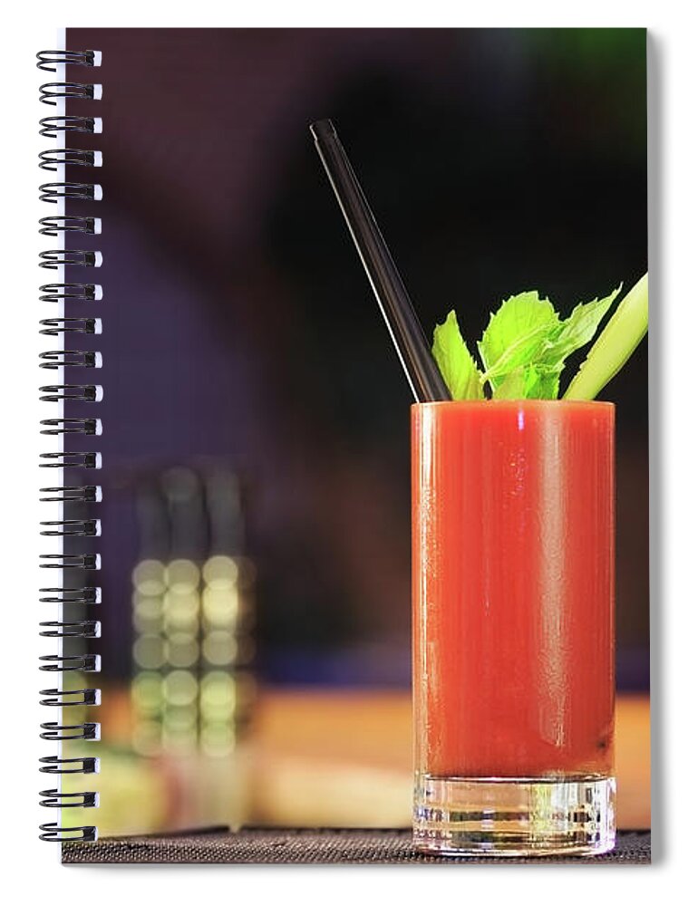 Bloody Mary Forever Spiral Notebook featuring the photograph Bloody Mary forever by Ekaterina Molchanova