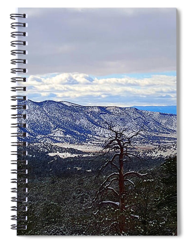 Southwest Landscape Spiral Notebook featuring the photograph Blue Hill by Robert WK Clark