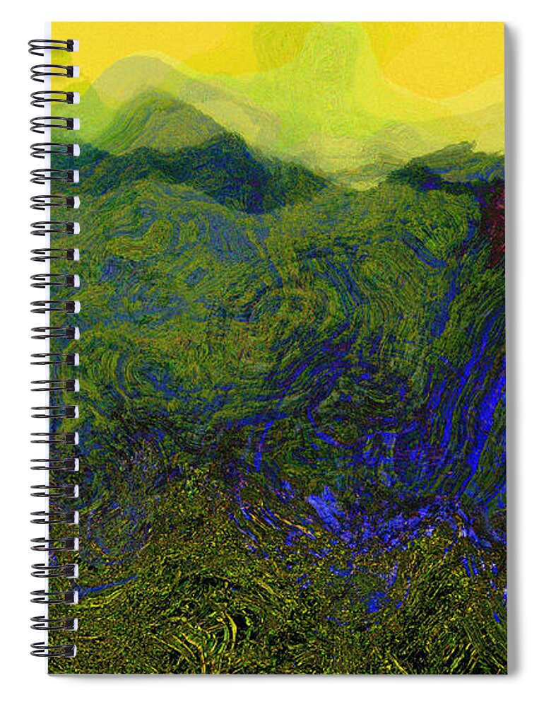 Landscape Spiral Notebook featuring the photograph Blue Ridge Mountains by Julie Lueders 