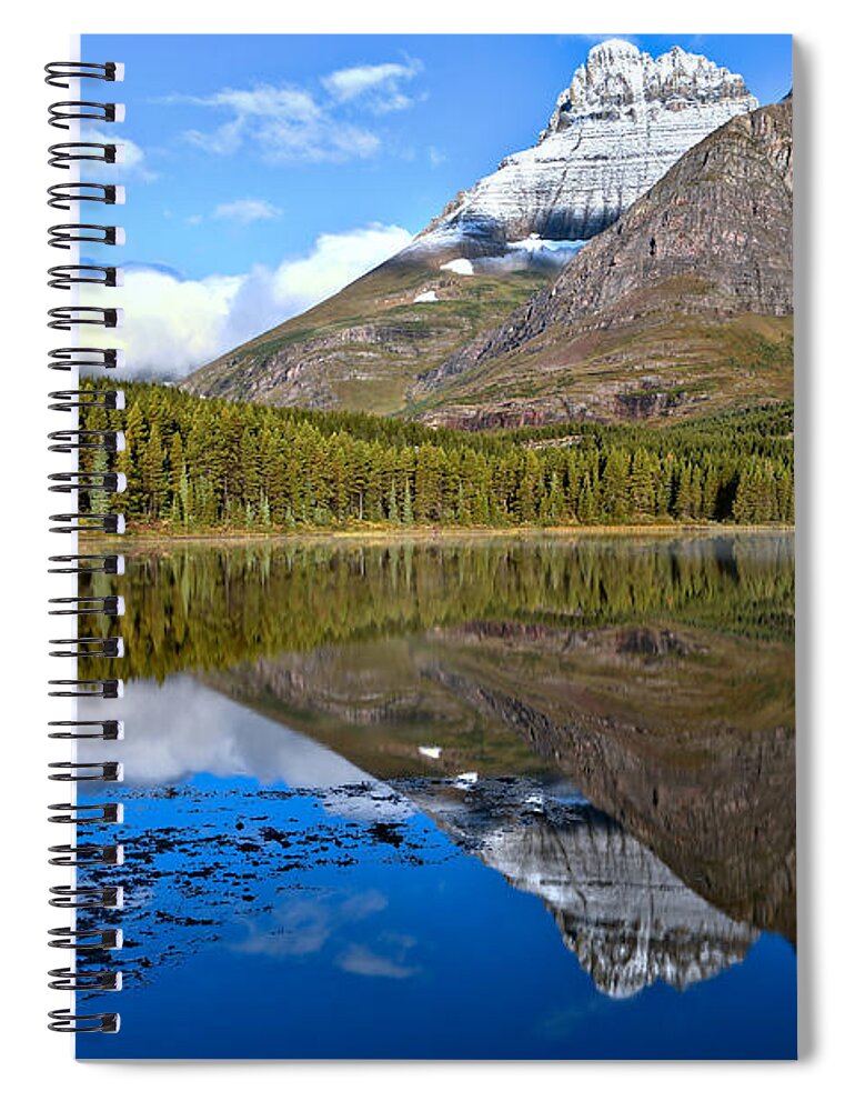 Fishercap Spiral Notebook featuring the photograph Blue Skies At Fishercap by Adam Jewell