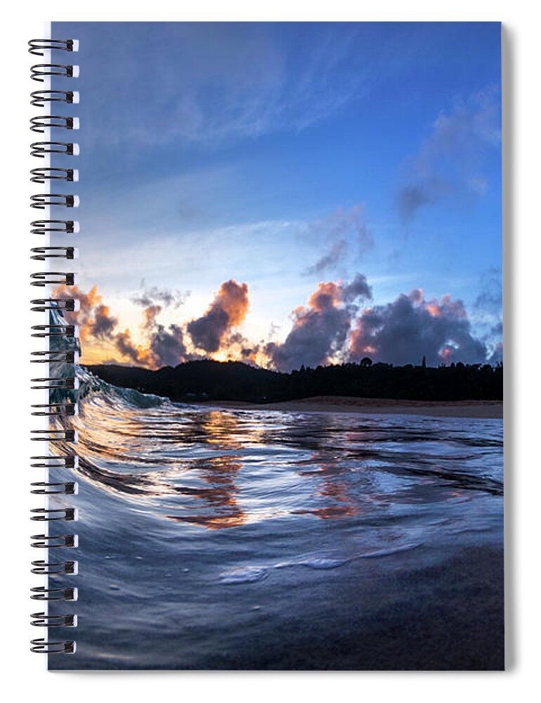 Sunrise Spiral Notebook featuring the photograph Blue Splendor by Sean Davey