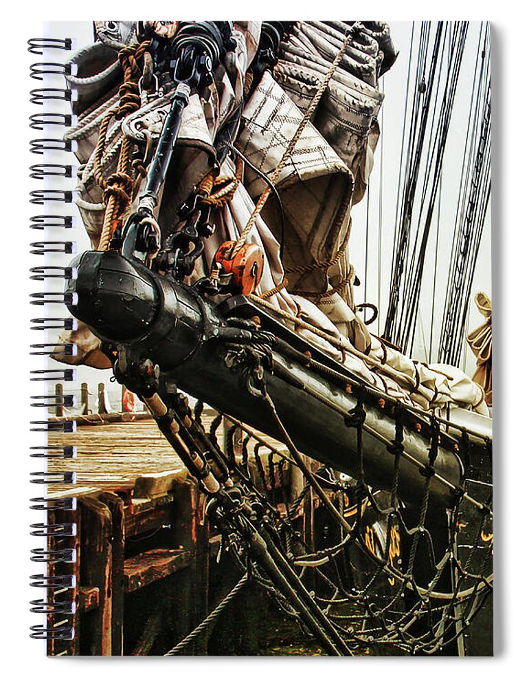 Bluenose Spiral Notebook featuring the photograph Bluenose by Tatiana Travelways