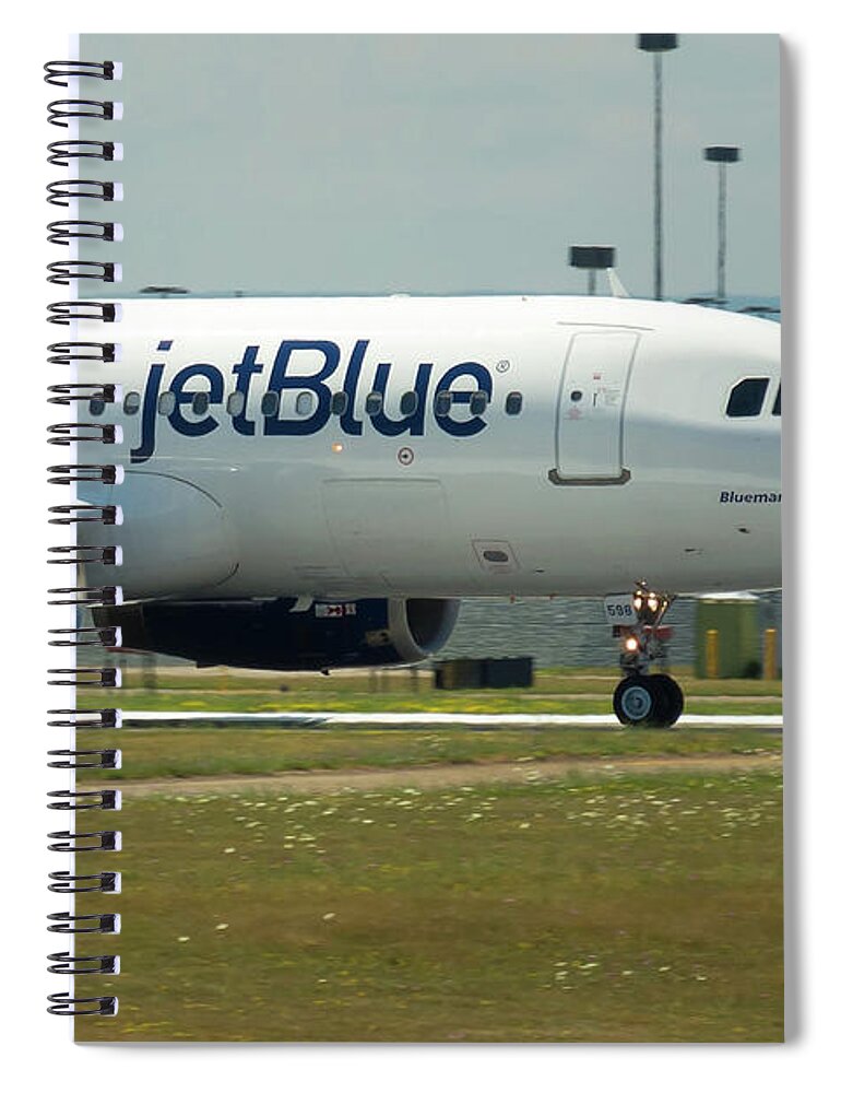 A320 Spiral Notebook featuring the photograph Blumanity by Guy Whiteley