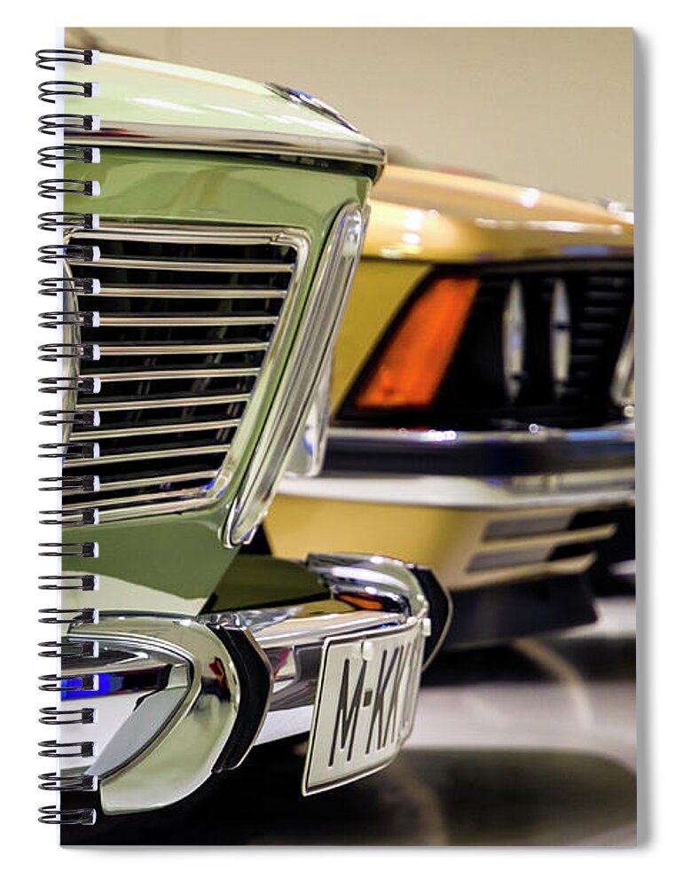 Bmw Spiral Notebook featuring the photograph BMW Evolution by Pablo Lopez