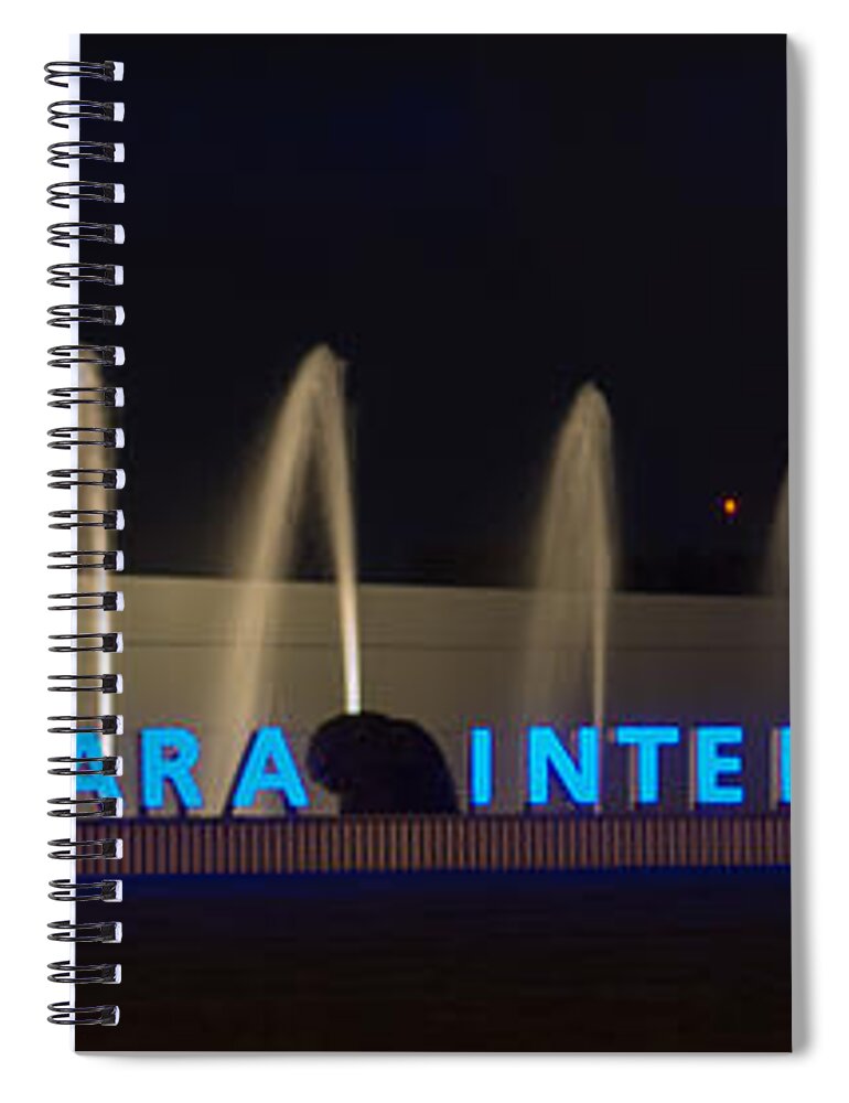 Bnia Spiral Notebook featuring the photograph BNIA Gateway by Guy Whiteley