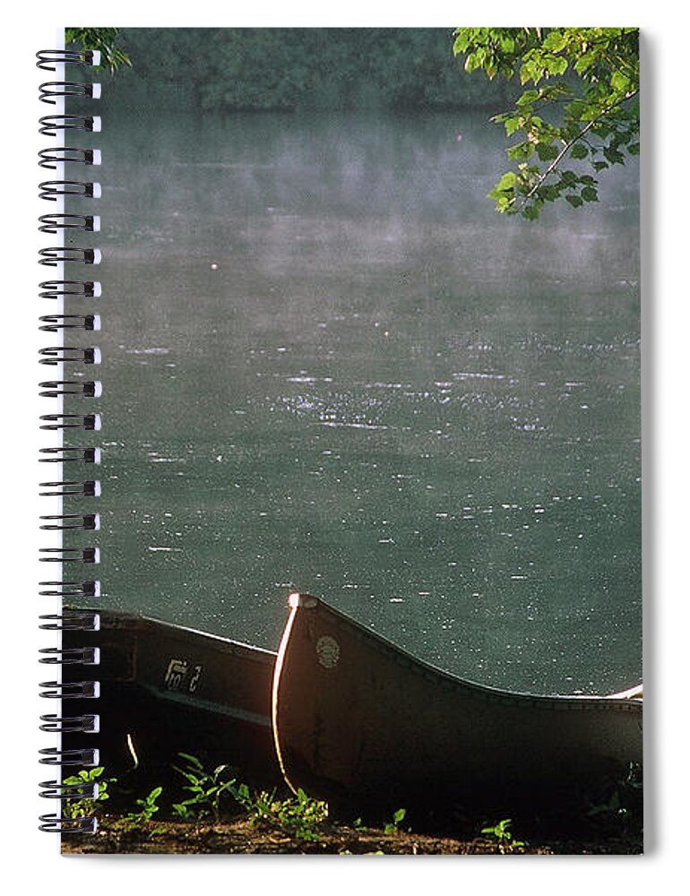 Natchez Spiral Notebook featuring the photograph Boats - Natchez by DArcy Evans