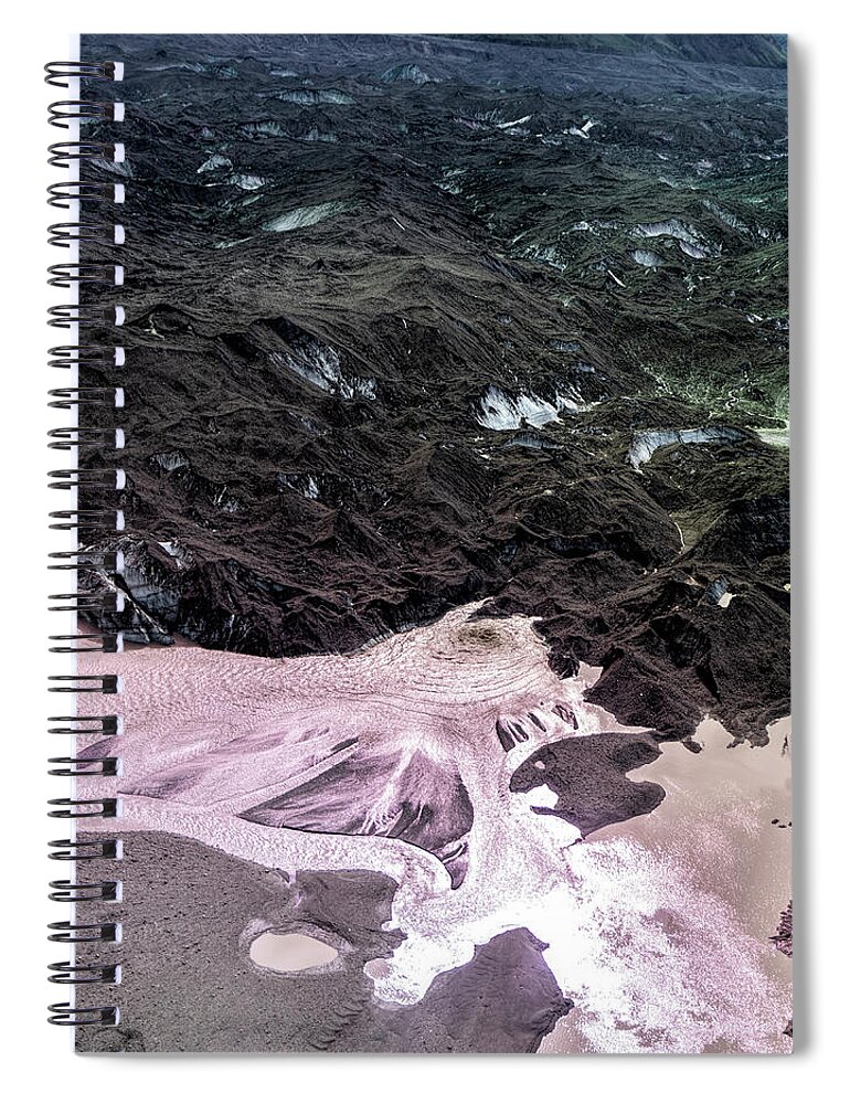 Alaska Spiral Notebook featuring the photograph Boiling Water by Fred Denner