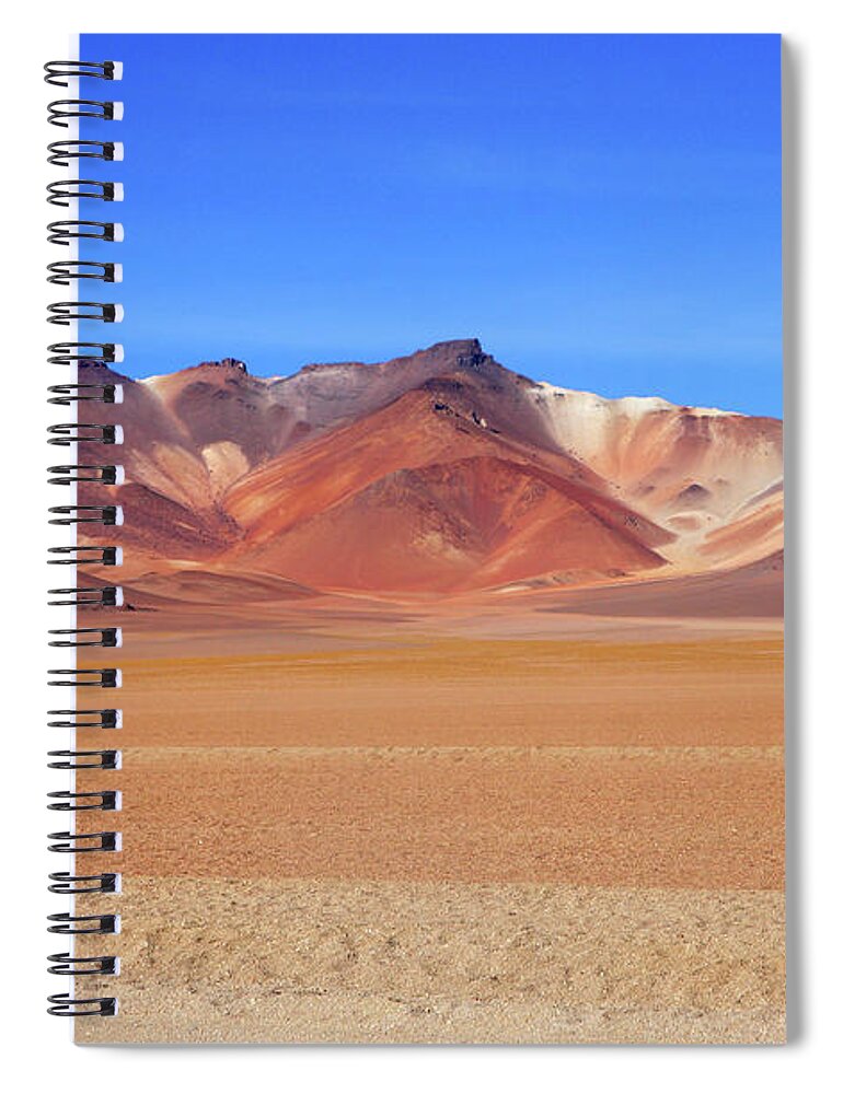Color Spiral Notebook featuring the photograph Bolivian Altiplano by Aidan Moran
