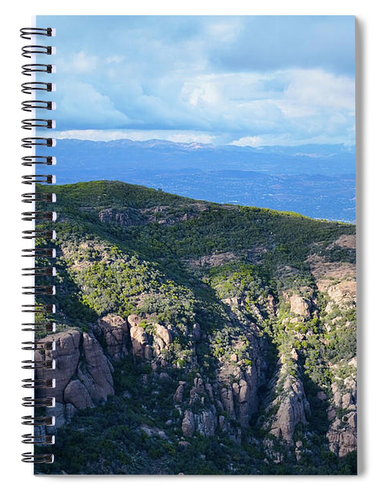 California Spiral Notebook featuring the photograph Boney Mountain by Kyle Hanson