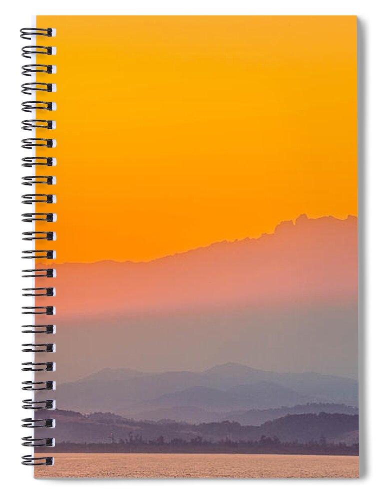 Sunrise Spiral Notebook featuring the photograph Borneo by Judith Barath