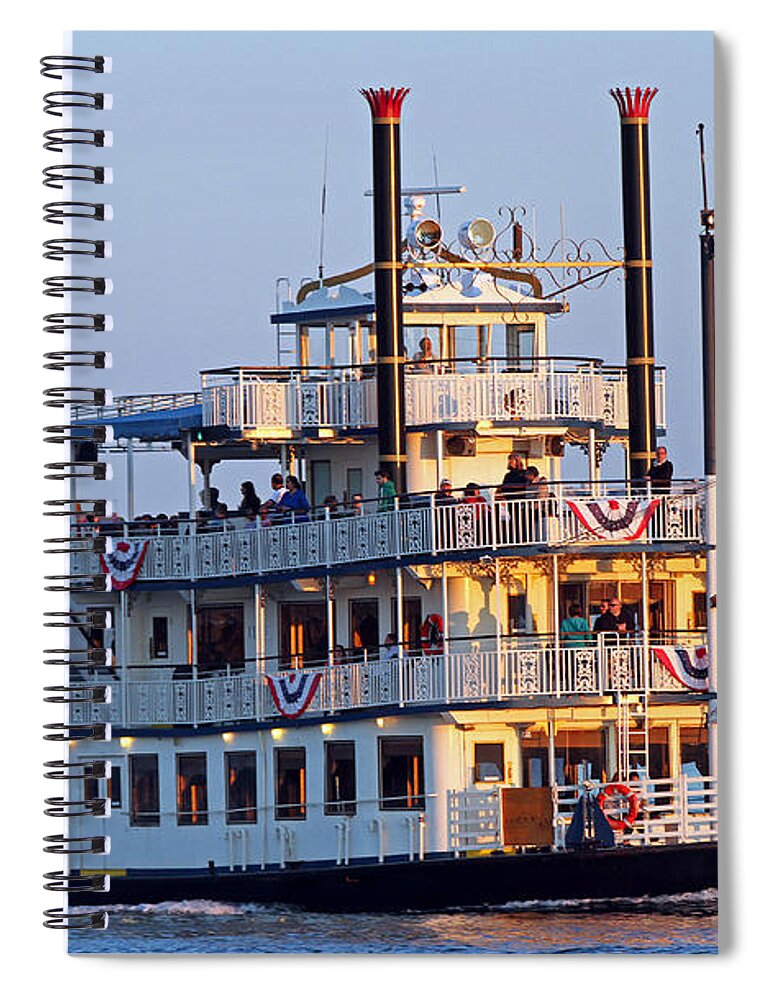 Music City Queen Spiral Notebook featuring the photograph Boston Music City Queen by Juergen Roth