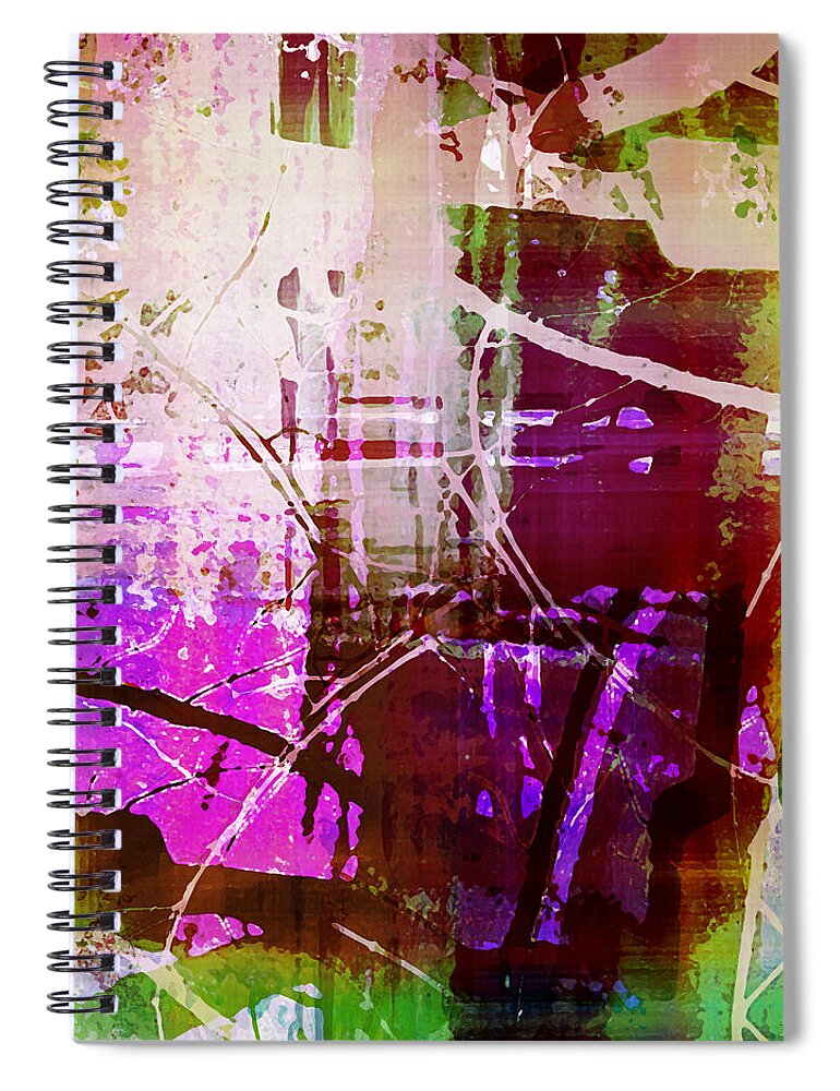 Abstract Tree Spiral Notebook featuring the photograph Branching Out by Shawna Rowe