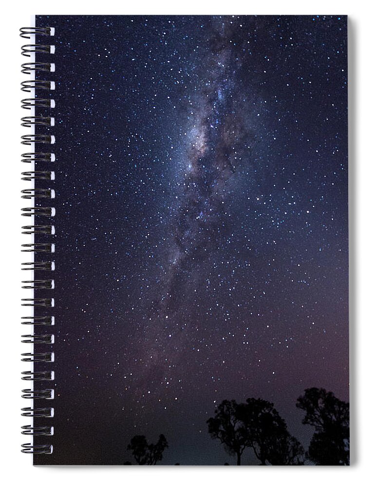Night Spiral Notebook featuring the photograph Brazil by Starlight by Alex Lapidus