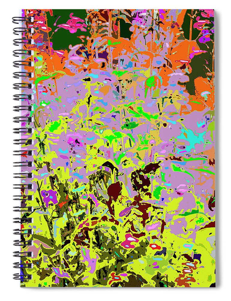 Kenneth James Spiral Notebook featuring the photograph Breathing Color by Kenneth James