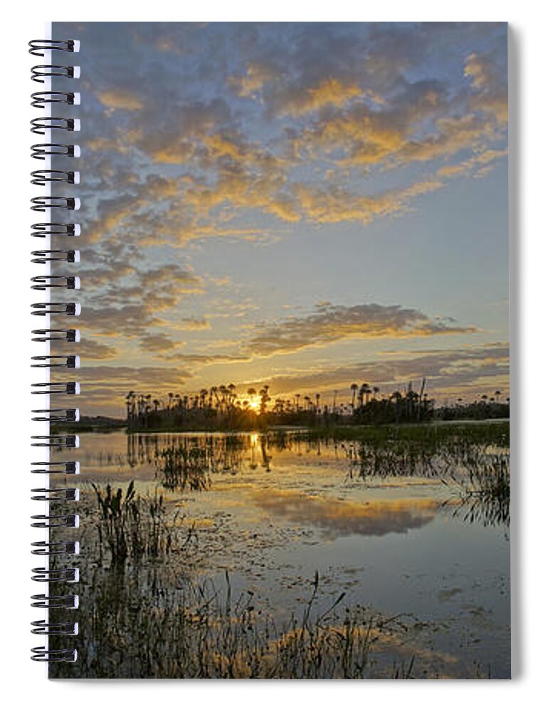 Orlando Spiral Notebook featuring the photograph Breathtaking Orlando Sunrise by Brian Kamprath