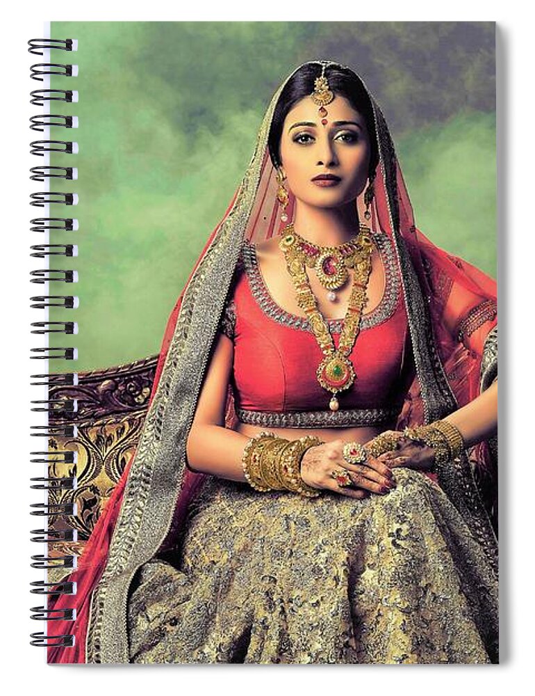 Bride Spiral Notebook featuring the photograph Bride by Jackie Russo