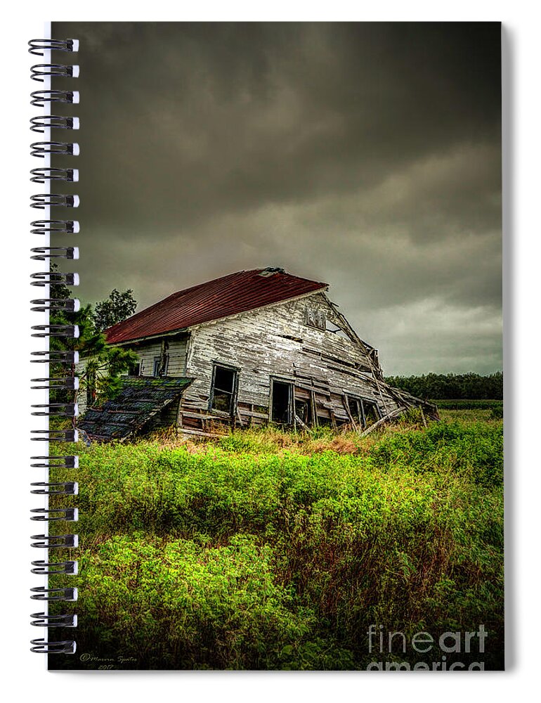 House Spiral Notebook featuring the photograph Broken Hearted by Marvin Spates